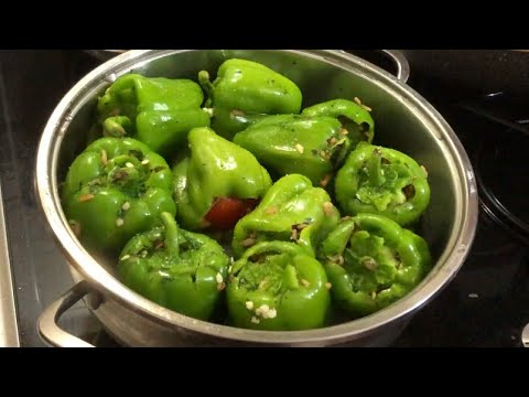BİBER DOLMAYA SU DEĞDİRME LEZZETİ GÖR ZEYTİN YAĞLI BİBER