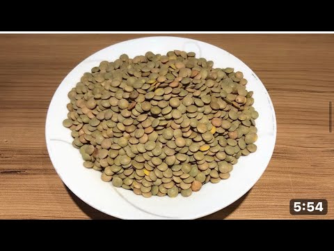 10 dakikada KURTARICI yemek Yeşil MERCİMEK Varsa bu tarifi