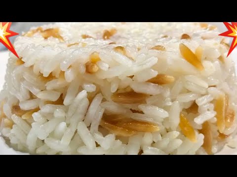 pirinç pilavını birde bu şekilde deneyin tane tane dökülen