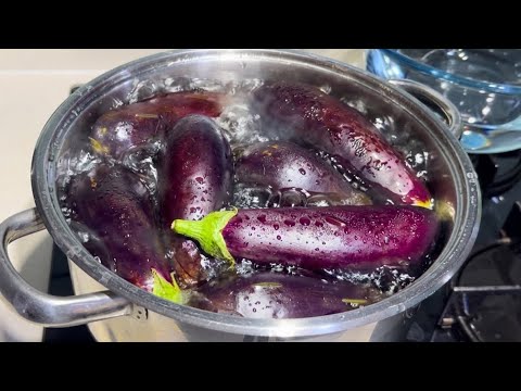 PATLICANI KAYNAYAN SUYA ATIN Hayatımda Yaptığım ve Yediğim