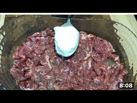 Taşı delen et terbiyesi lokum gibi pişen et yemeği 1 avuç