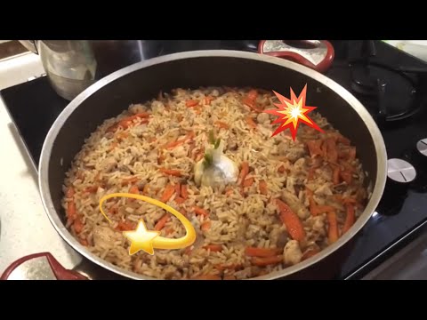 Pilavı hiç bu şekilde denedinmi tavuklu pirinç pilavı nasıl