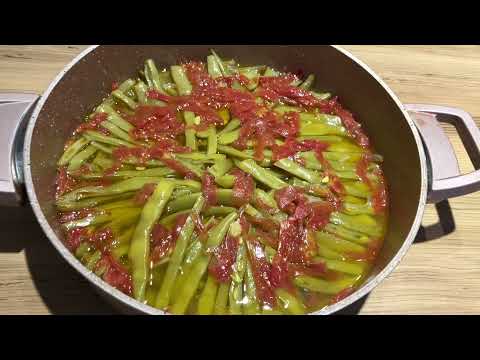 DAHA KOLAYI YOK Zeytin yağlı taze fasulye tarifi