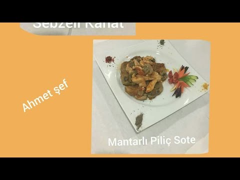 MANTARLI TAVUK SICAK USTASINDAN AL TARİFİ