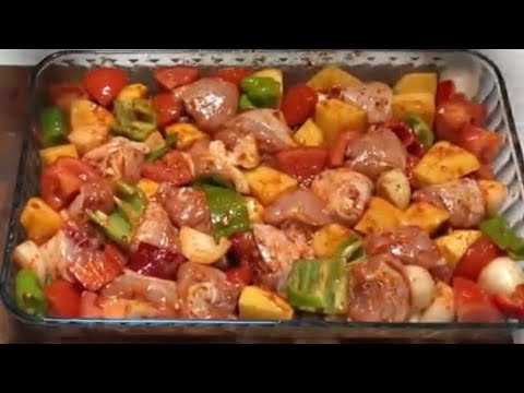 FIRINDA TAVUK KEBABI Bu Kadarmı Kolay Ve Lezzetli