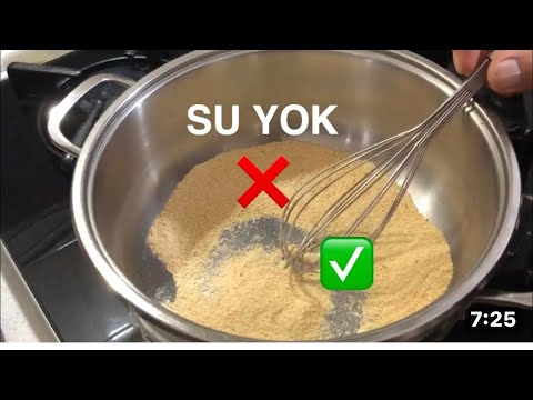 tarhana ya su değdirme önce KAVUR asla topok olmaz hamur