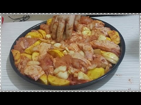 DÜNYANIN EN KOLAY FIRINDA TAVUK YEMEĞİ TARİFİ
