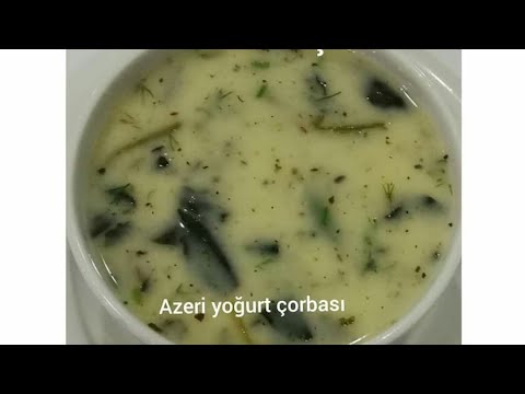 AZERİ YOĞURT ÇORBASI TARİFİ ÇOK NEFİS