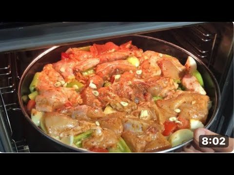 Fırında tavuk KEBABI Evde tavuk varsa mutlaka bu şekilde