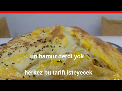 Misafir mi geldi hamur açma derdi yok çok pratik börek