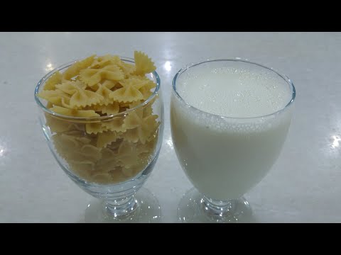 BİR BARDAK SÜT İKİ BARDAK MAKARNAN VARSA YEMEK DERDİN YOK
