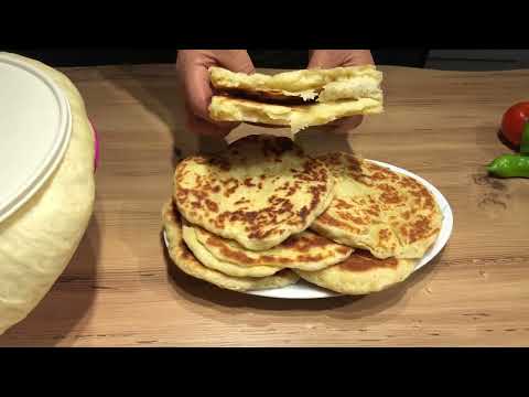 Bu denediğim en iyi katmer tarifi oklavasız pratik ve