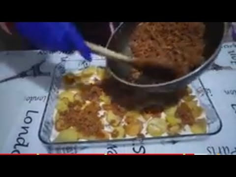 FIRINDA BEŞAMEL SOSLU PATATES YEMEĞİ