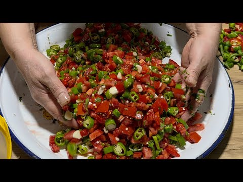 ANNEMİN 50 yıllık KIŞLIK DOMATES TURŞUSU
