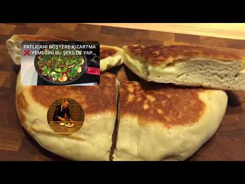 ÖYLE BİR EKMEK TARİFİM VARKİ SİZE TAVADA KAŞARLI EKMEK