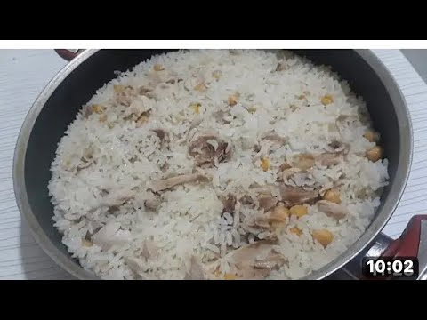 Pilavı hiç bu şekilde denedinmi tavuklu nohutlu pirinç