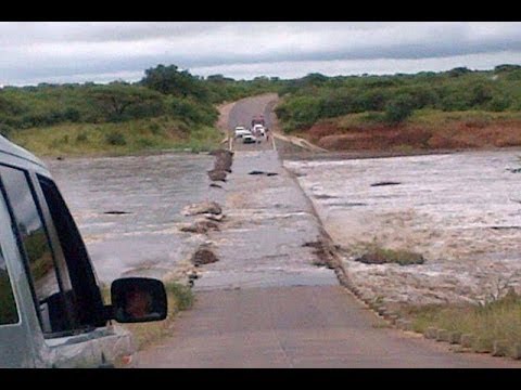 Kruger National Park Floods 2014 H10 Lower Sabie Bridge 5th
