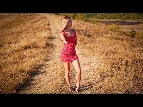 Amazing Autumn s Sounds Walking with Liza on Hill