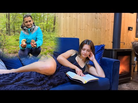 Alone in a Lake House Part 2 Mushroom Picking Lake and the