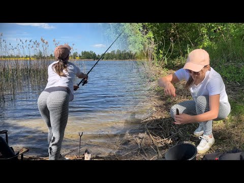 Alone with Nature Girl s Fishing Day Relaxing Sounds of