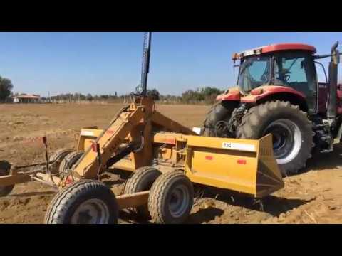 CASE PUMA 140 LAZERLİ TESVİYE UYGULAMASI