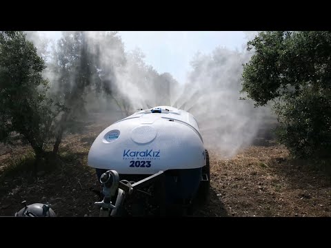 İKİ TONLUK TURBOLU İLAÇLAMA MAKİNASI KARAKIZ