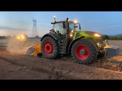 FENDT 1050 TARLAYA İNDİ EKMEĞİNİ TAŞTAN ÇIKARTIYOR