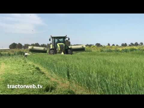 Türkiyenin en büyük ot biçme makinesi Claas 930 Axion