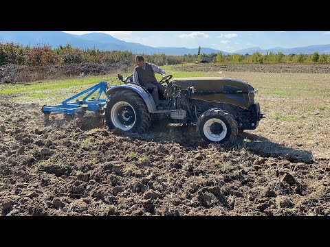 EN GÜÇLÜ BAHÇE TRAKTÖRÜ TARLADA NEW HOLLAND TD4 100F