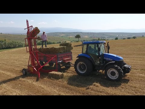 Bu sistemle balya yüklemek artık çok kolay