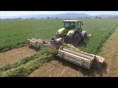 Yonca biçme Türkiye Claas 930 axion