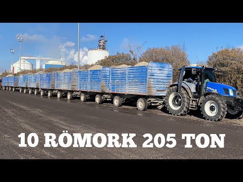 205 TON ŞEKERPANCARI KÜSPE NAKLİYESİ NEW HOLLAND TR6 120