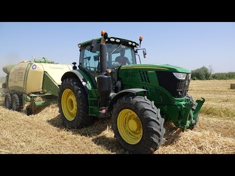 John Deere 6195R Krone Big Pack 1290 HDP