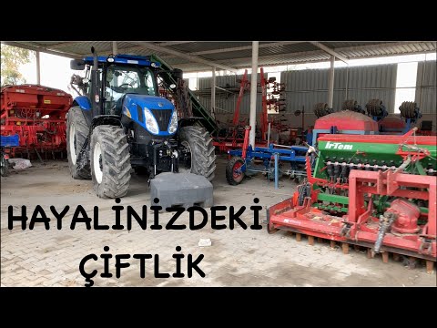 Ege nin En Büyük Makina Parkına Sahip Çiftliği