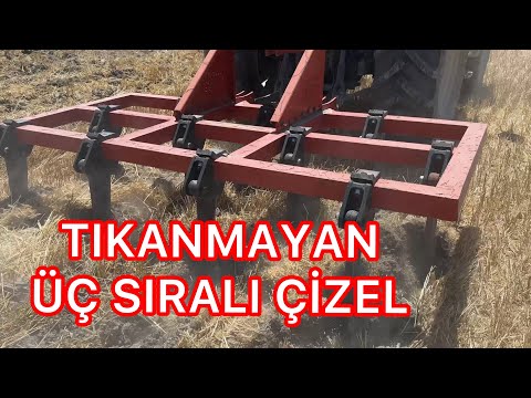 Traktör hiç zorlanmıyor Tıkanmayan çizel