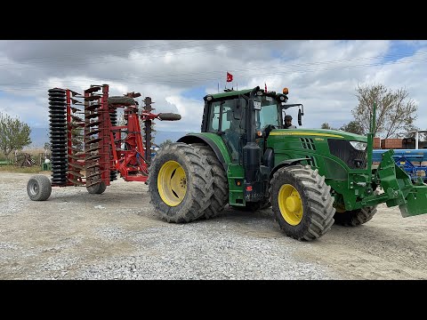 NERGİSTEPE ÇİFTLİĞİNİN YENİ TRAKTÖRÜNÜN İLK GÜNÜ JOHN DEERE