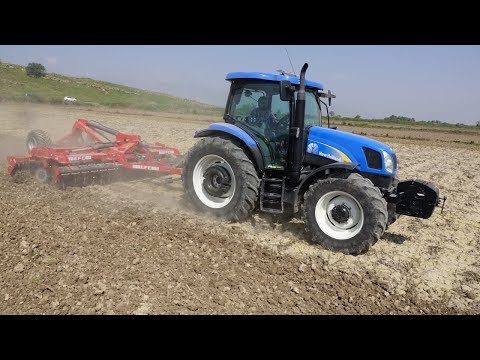 New Holland TS110A Çekilir Tip Disk Tiller Merdane