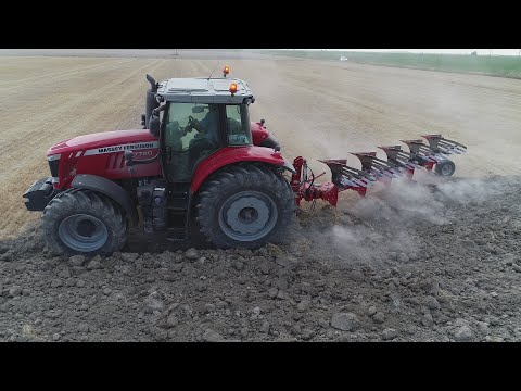 200 BEYGİR TRAKTÖRÜN ANIZ SÜRÜMÜ ÜNLÜ DÖNERLİ PULLUK