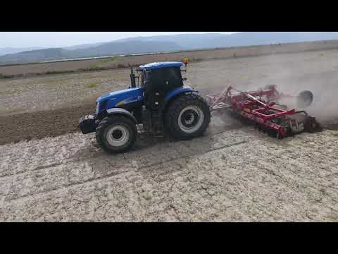 120 Dekar Tarlayı 1 Saatte İşledik New Holland T7070