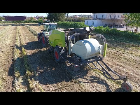 Temiz İş Fendt 724 Vario Silindirik Balya Makinesi Rulo
