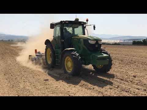 Pırasa Dikimi Öncesi Disk Tiller Uygulaması John Deere 6140R