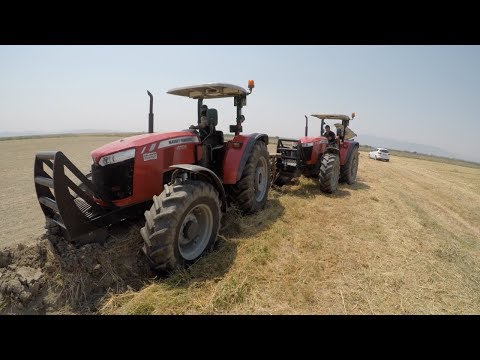Askıda Kalmış Traktörü Kurtarma Tekniği 2x Massey Ferguson