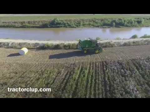 Roll cotton harvest
