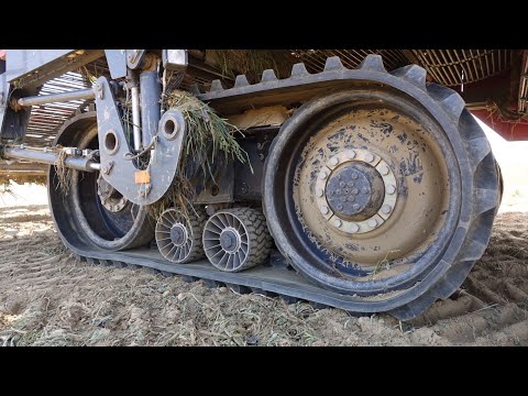 Kendi yürür 4 sıra patates hasat makinesi