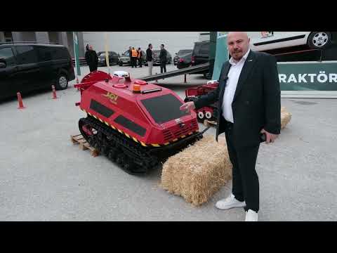 TÜRKİYEDE İLK İLAÇLAMA VE OT BİÇME ROBOTU