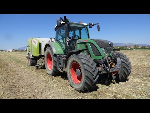 Kombine Sistem Rulo Balya Paketleme Fendt 724 Vario