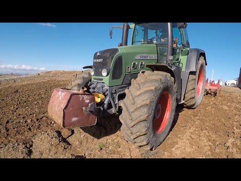 Tarladaki Kayaları Söküyoruz Fendt 820 Vario Matris Dragon