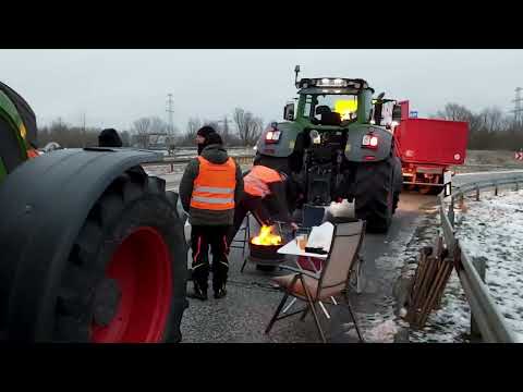 Demonstration vom 11 01 2024 in Mecklenburg Vorpommern