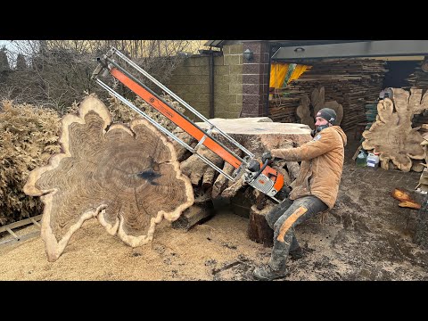 Never cut an oak stump like that