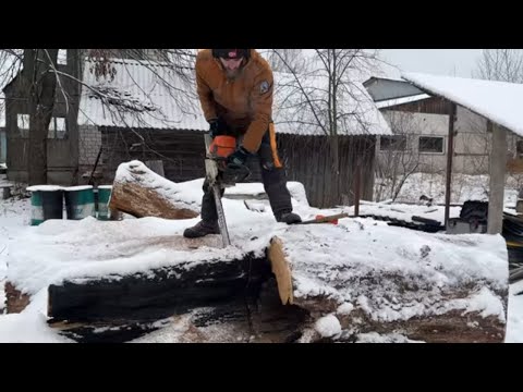8 cubic meters oak in 15 hours